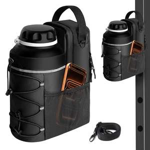 En gros, Pochette de sport magnétique pour bouteille d'eau avec bandoulière, Sac de gym, Sac à bandoulière, Étui de transport - Product Image 1