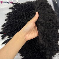 Perruque Afro Bouclée Kinky 14A en Gros avec Cordon de Serrage, Prix Usine OEM ODM, 100% Cheveux Humains, Pointes Bouclées, Sans Lacet, Fournisseur