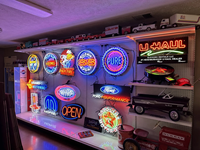 Enseigne néon LED de bienvenue en acier inoxydable et acrylique, personnalisable pour entreprises, devantures de magasins, fleuristes, bars, salons