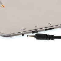 Kabel Pengisi Daya Tablet Domestik DC25 USB-A ke 25x07mm Pengisi Daya Power Bank 1 Meter Mendukung Arus 2A