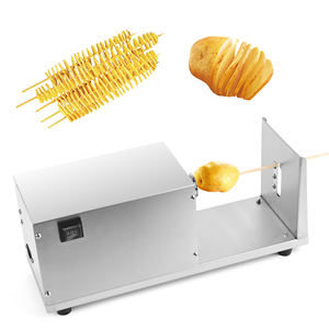 Cortadora de patatas pequeña Tornado eléctrica de acero inoxidable con eficiencia de seguridad de alta calidad con máquina para hacer torre de patatas - Product Image 4