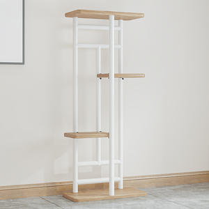 Soportes <span class=keywords><strong>para</strong></span> <span class=keywords><strong>Plantas</strong></span>, Soporte <span class=keywords><strong>para</strong></span> Macetas Colgantes de Madera <span class=keywords><strong>para</strong></span> Exteriores, Juego de Soportes <span class=keywords><strong>para</strong></span> Macetas, Decoración del Hogar, Soporte de Exhibición de Flores de Metal de Acero de 5 Niveles - Product Image 5