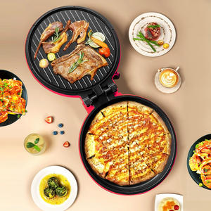 Machine à pizza électrique antiadhésive à économie d'énergie, pour crêpes, calzone, grill pour petit-déjeuner, gaufres et crêpes, pour la maison et l'hôtel - Product Image 6