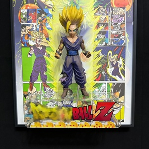 Figurine d'<span class=keywords><strong>action</strong></span> Super Saiyan en PVC, échelle 1:12, peinture stéréo <span class=keywords><strong>3D</strong></span>, <span class=keywords><strong>cadre</strong></span> mural, jouet tendance, cadeau, ornement, décoration intérieure - Product Image 5