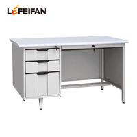 Bureau d'ordinateur modulaire en métal pour la maison et le bureau, vente en gros