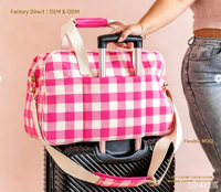 Sac de sport en polyester durable à imprimé géométrique personnalisé, léger, unisexe, grand format, avec fermeture éclair