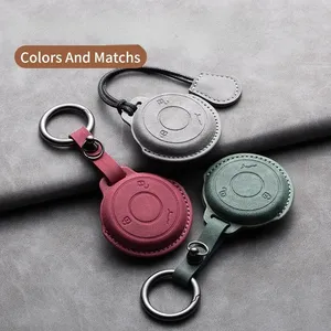 3 Nút Xe Từ Xa Key Trường Hợp Bìa Cho Neta V Nezha U Nezha No1 Neta V Tự Động Key Fob Vỏ Bảo Vệ Da Keychain - Product Image 4