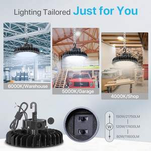 Highbay <b>Lights</b> Stock 100W 150W 200W 240W 320W 400W IP65 Commercial Lighting Warehouse Workshop Factory LED <b>High</b> <b>Bay</b> <b>Lights</b> - Product Image 3