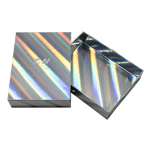 Luxury Laser Beauty Cosmetics Gift Packaging <b>Box</b> Custom Logo Rigid Cardboard Sliding Drawer Sponge Lining for Nail Polish Oil - Product Image 3
