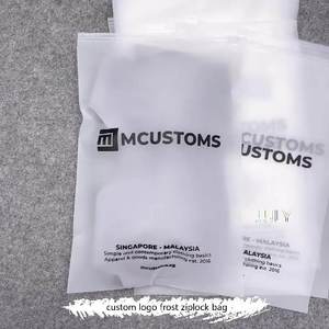 Custom Printing <b>Biodegradable</b> Black Plastic Zipper Bag Clothing Garment Bags Hoodies T-shirt <b>Packaging</b> Ziplock Pouch Supermarket - Product Image 6