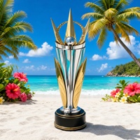 Trophée Couronne Dorée Sur Mesure pour Cérémonie d'Entreprise, Championnat Sportif, Reconnaissance, Trophée en Métal Argenté Gravé Personnalisé