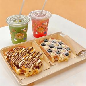 Custom Logo Disposable Frosted <b>Plastic</b> <b>Cups</b> for Bubble Tea Coffee 500ml 700ml 16oz 22oz 24oz Cold <b>Drink</b> Packaging with Lids - Product Image 3