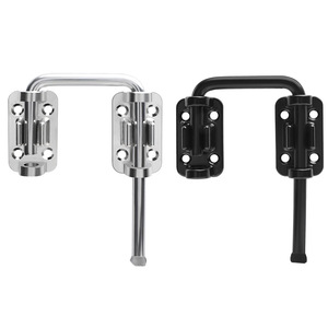 Loquet de porte en acier inoxydable, robuste, design minimaliste, pour tiroir, armoire, porte simple ou double, installation facile, multi-angles - Product Image 5