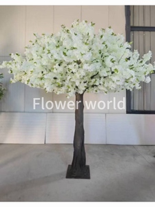 ピンクの人工桜の木巨大アーチ屋内結婚式クリスマス卒業イースターセンターピース装飾日本人