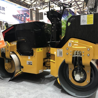 Machine de compactage d'asphalte haute fréquence 3T Flexible Crab Walk Tandem Roller STR30C-10S