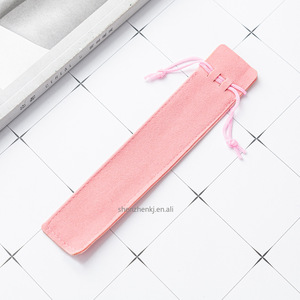 <span class=keywords><strong>Lot</strong></span> nouveau étui à stylo en cristal pour filles fournitures scolaires flanelle petite boîte à crayons papeterie cadeau étui à crayons cadeau stylo sac approvisionnement - Product Image 5