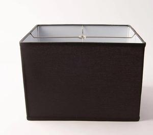 Cream white Linen Texture Rectangular <b>Drum</b> Lampshade Brass Metal Frame <b>Light</b> <b>Shade</b> For Bedroom Desk Lamp - Product Image 5