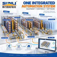 Système d'entreposage et de récupération automatisé intelligent SUNLI Pallet AS/RS avec WMS, WCS, grue de palettisation et rayonnage