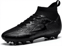 Chaussures de football Sunqin pour terrain synthétique intérieur unisexe, chaussures d'entraînement pour jeunes AG TF, tige en PU, semelle extérieure en PVC