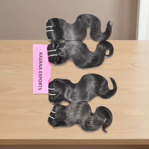 Extensiones de cabello humano alineado con cutícula virgen de doble estiramiento indio crudo Paquetes de trenzado sin procesar para estilos de cabello natural - Product Image 1