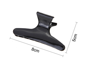 Horquillas para el pelo de salón de peluquería profesional con logotipo personalizado al por mayor, pinzas para el pelo con garra de plástico, pinzas para el pelo con mariposas para mujeres y niñas - Product Image 3