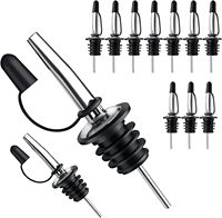 Bec verseur pour spiritueux en acier inoxydable 304, accessoires de barman, outils de bar, bouchon de bouteille, bec verseur pour barman