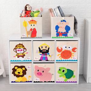 Organizador de almacenamiento de ropa y artículos diversos, caja grande de tela Oxford de dibujos animados, cubo organizador de juguetes para niños - Product Image 2