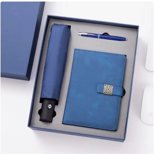 Nouveau Coffret Cadeau 2025 en Cuir PU pour Employé : Porte-clés, Stylo, Carnet A5/A4, Mug Isotherme, Boîte Personnalisable - Product Image 1