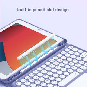 Cover e Custodie per Tablet da Ufficio Portatile con Tastiera Wireless e Touchpad per <span class=keywords><strong>iPad</strong></span> 9a e 10a Generazione da 10,9 Pollici 2022 - Product Image 4