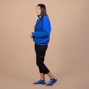 Fashion Women Capri Pants Soft Cotton Cropped Trousers with Side Pockets Custom Ladies Lightweight Breathable Capri Pants - Product Image 4