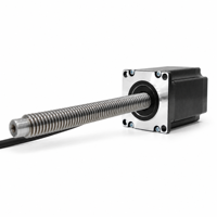 Moteur pas à pas hybride NEMA23 57 avec vis de guidage, actionneur linéaire 2 phases 2.1V, marque DKC, arbre de 8mm pour automatisation de machines CNC