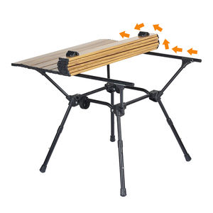 Table de camping pliante compacte ultralégère en aluminium pour pique-nique, café, repas et barbecue - Product Image 3