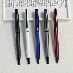 ปากกาลูกลื่นโลหะแบบหมุนคลาสสิกสำหรับธุรกิจ, ของขวัญส่งเสริมการขายเพื่อการโฆษณา, โลโก้โรงแรม, ปากกาแบบกลางที่สามารถปรับแต่งได้ในปริมาณน้อย - Product Image 3