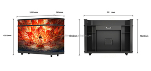 Layar <span class=keywords><strong>LED</strong></span> meja depan pilihan P2.5 m panjang 1.6m untuk DJ bilik klub malam mal belanja & lift Wayfinding - Product Image 6