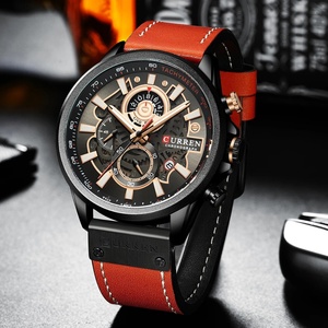 CURREN 8380 <b>Watch</b> for Men Top Brand <b>Watches</b> Leather Strap Wristwatch Fashion Chronograph Sport Quartz Clock Male Gift - Product Image 6