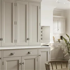 CBMmart vendita calda bianco Shaker personalizzato pensile armadio credenza Villa residenziale armadi da cucina