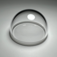 Dôme optique hémisphérique en acrylique, silice fondue, saphir ou sulfate de zinc avec revêtement antireflet pour l'imagerie sous-marine