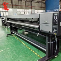 Impresora UV Industrial de 10 pies con Doble Cabezal de Impresión I3200 para Impresión de Pancartas Flexibles, Películas Suaves, PVC, Vinilo y Papel Tapiz