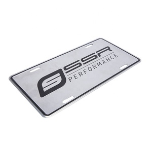 Plaque d'immatriculation 3D du fabricant de <span class=keywords><strong>plaques</strong></span> de voiture en aluminium avec logo personnalisé de haute qualité - Product Image 2