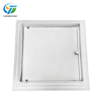 Panneau d'accès en aluminium blanc résistant à l'humidité avec porte d'inspection en plaque de plâtre pour la décoration intérieure d'hôtel