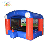 Cabinas de juegos deportivos de grado comercial personalizadas, simulador de béisbol inflable, juego de objetivo de ataque de béisbol para adultos y niños