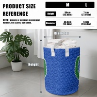 Sac de rangement à cordon personnalisé avec drapeau de Pohnpei, en tissu polyester multi-tailles pour le rangement des articles divers ménagers