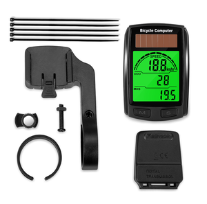 <span class=keywords><strong>Compteur</strong></span> de vélo sans fil multifonctionnel avec moniteur de fréquence cardiaque, ordinateur de vélo, cyclomètre - Product Image 6