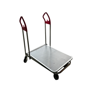 Troli memetik pegangan ganda truk tangan dapat ditumpuk roda TPR troli Platform tugas berat - Product Image 1