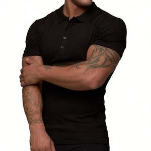 2025 gros pull Fitness Sport Polo Logo personnalisé mode hommes mince Golf Polo chemise - Product Image 2