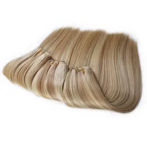 O melhor qualidade europeu cabelo humano, cabelo humano russo, seda desenhado duplo cabelo a granel humano, cabelo natural remy
