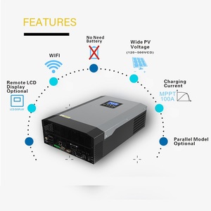 Système solaire hybride hors réseau MPPT 1KVA 2KVA 3KVA 4KVA 5KVA - Product Image 3