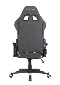 Venta al por mayor Comfort Racer E-Sports Chair para adultos <span class=keywords><strong>Gamer</strong></span> Chaise profesional con Tela Gris <span class=keywords><strong>negra</strong></span> acolchada función de masaje barato - Product Image 4