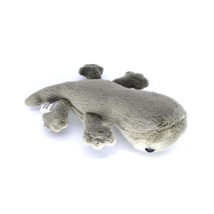 Custom Grey Lying Gecko <strong>Lizard</strong> Soft Stuffed Kawaii <strong>Plushies</strong> - Product Image 1