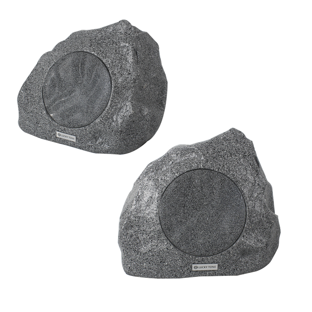 V Rock Speaker for Outdoor Garden with IP66 Waterproof Design & 8 Inch Woofer 40W Powerful Audio System